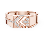 Grand Diamond Designer Ring – Luxury Gold Band
