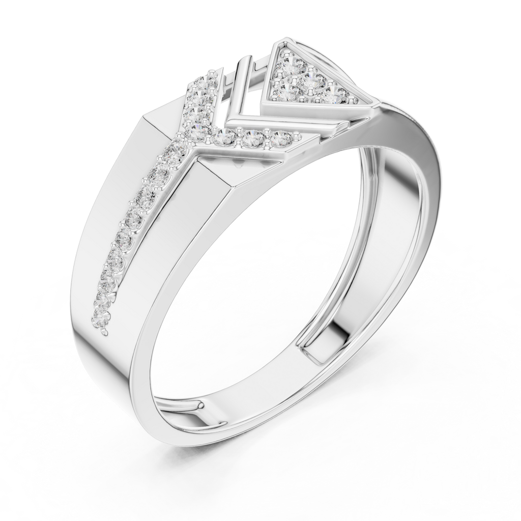 Grand Diamond Designer Ring – Luxury Gold Band