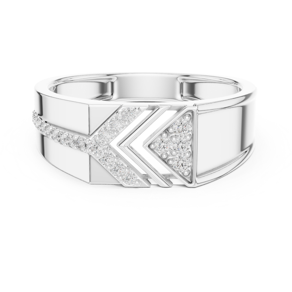 Grand Diamond Designer Ring – Luxury Gold Band