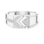Grand Diamond Designer Ring – Luxury Gold Band