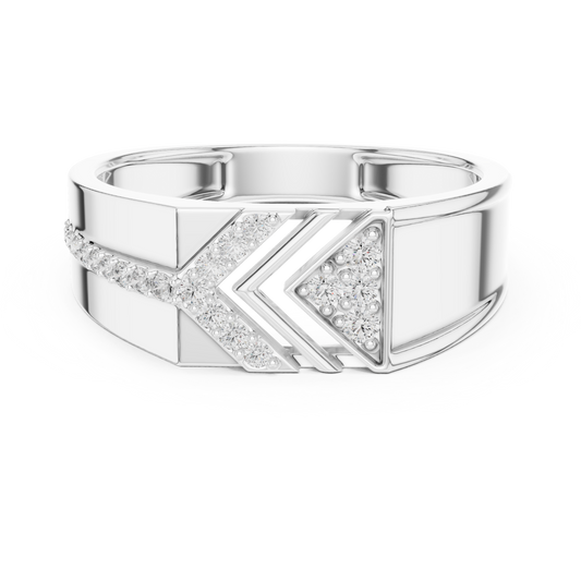 Grand Diamond Designer Ring – Luxury Gold Band