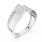 Classic Diamond Gold Ring – Elegant Luxury Band