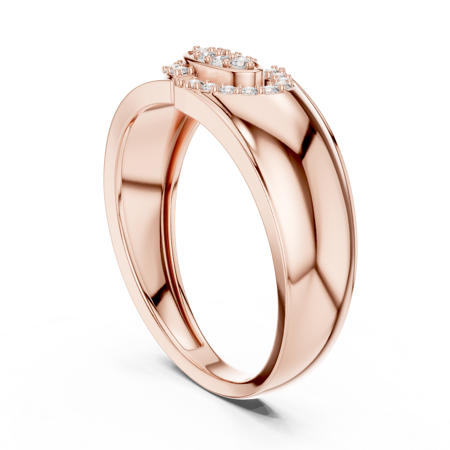 A Bold  Statement Band Featuring a Brilliant Link Motif