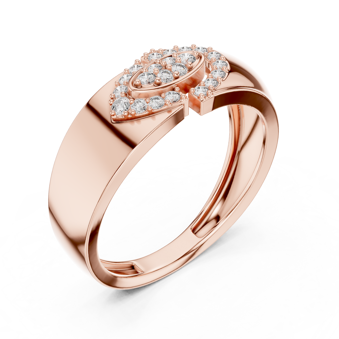 A Bold  Statement Band Featuring a Brilliant Link Motif