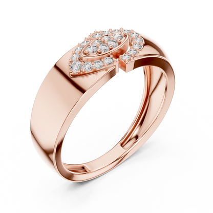 A Bold  Statement Band Featuring a Brilliant Link Motif