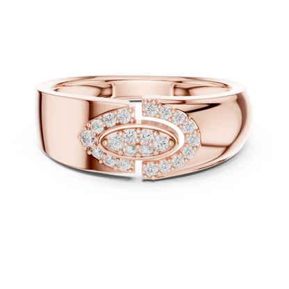 A Bold  Statement Band Featuring a Brilliant Link Motif