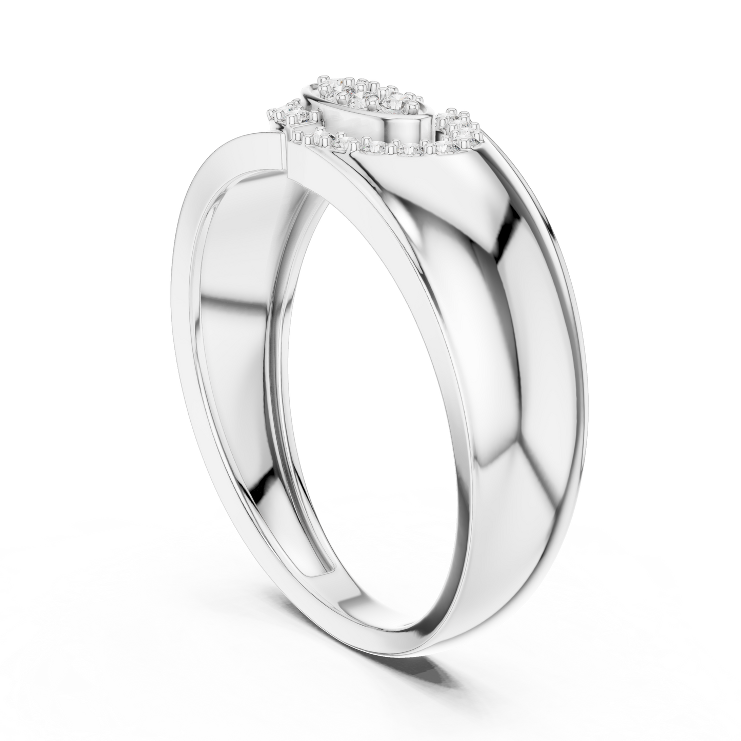A Bold  Statement Band Featuring a Brilliant Link Motif