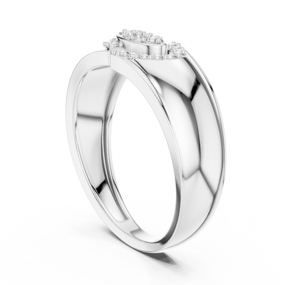 A Bold  Statement Band Featuring a Brilliant Link Motif
