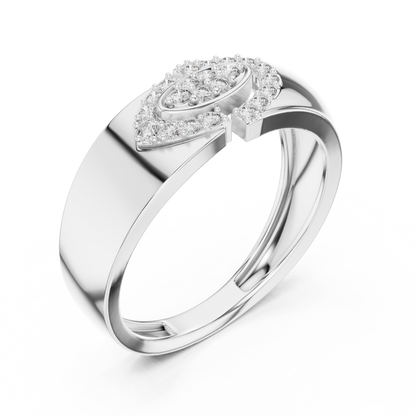 A Bold  Statement Band Featuring a Brilliant Link Motif