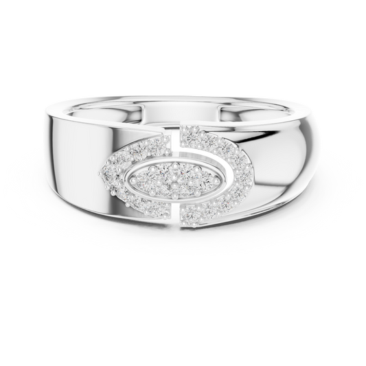A Bold  Statement Band Featuring a Brilliant Link Motif