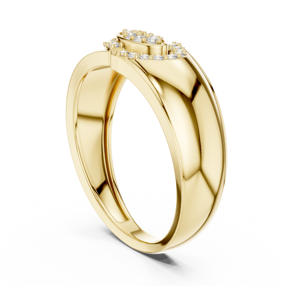 A Bold  Statement Band Featuring a Brilliant Link Motif