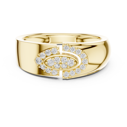A Bold  Statement Band Featuring a Brilliant Link Motif