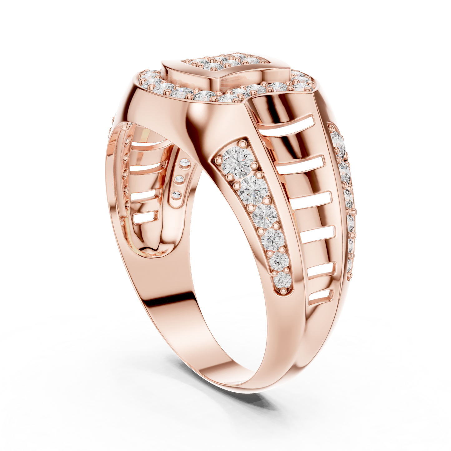 A Bold Rose Gold Statement Ring