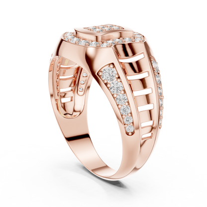 A Bold Rose Gold Statement Ring