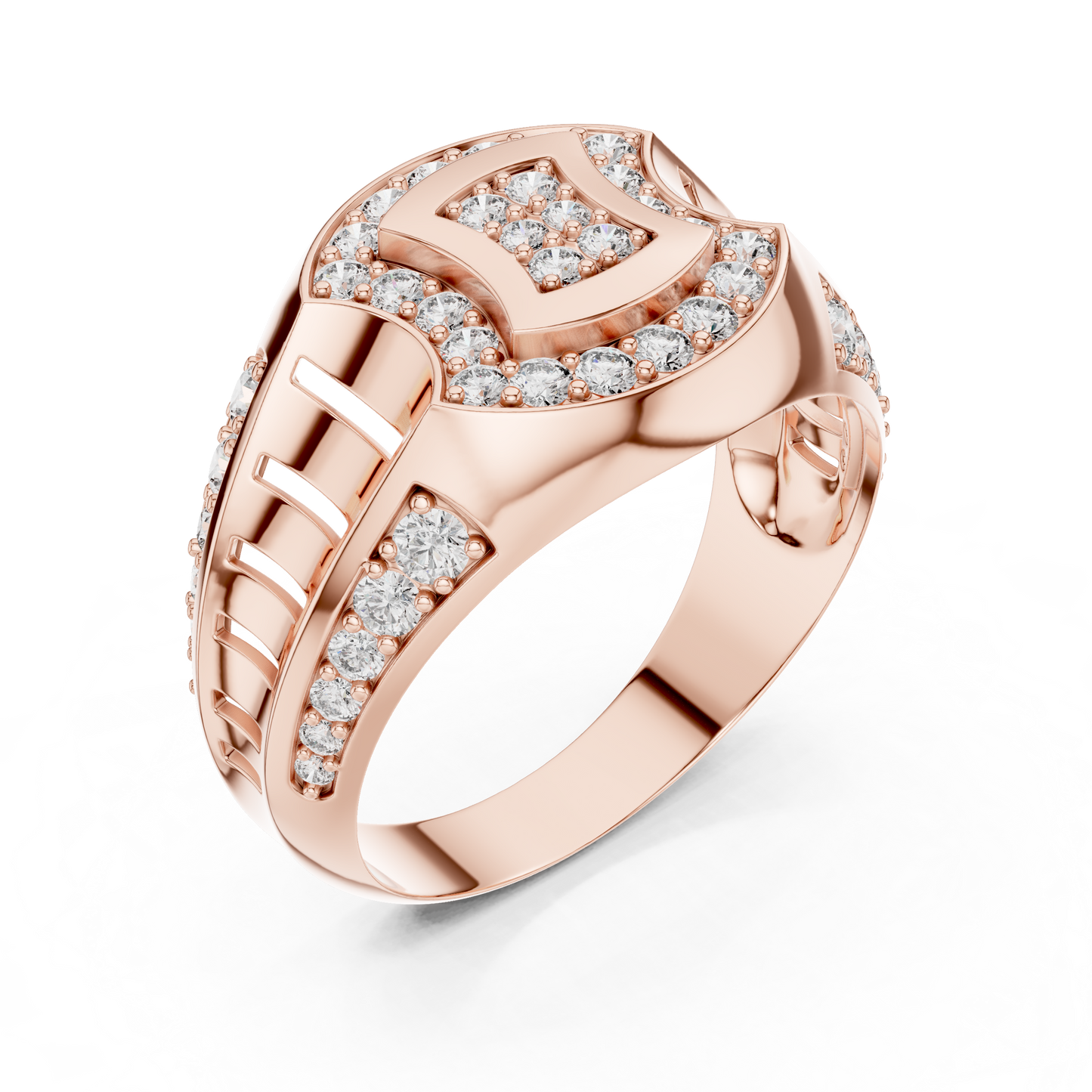 A Bold Rose Gold Statement Ring