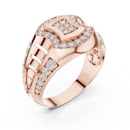 A Bold Rose Gold Statement Ring
