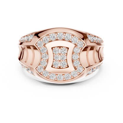 A Bold Rose Gold Statement Ring