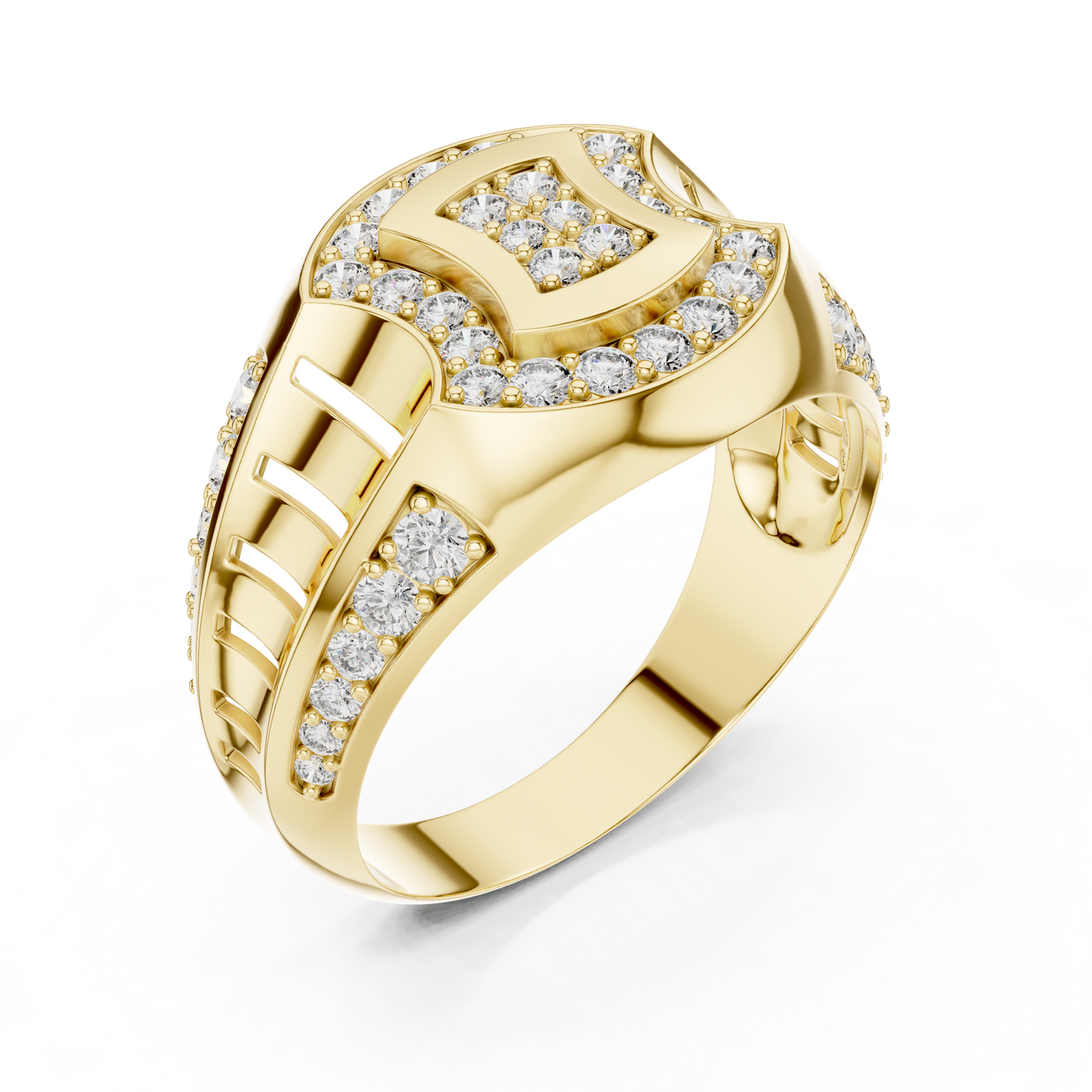 A Bold Rose Gold Statement Ring