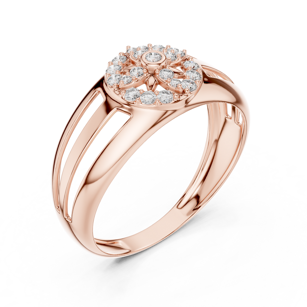 Brilliant Diamond Compass Band