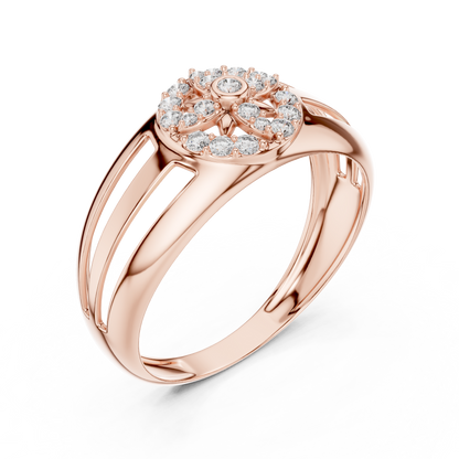 Brilliant Diamond Compass Band