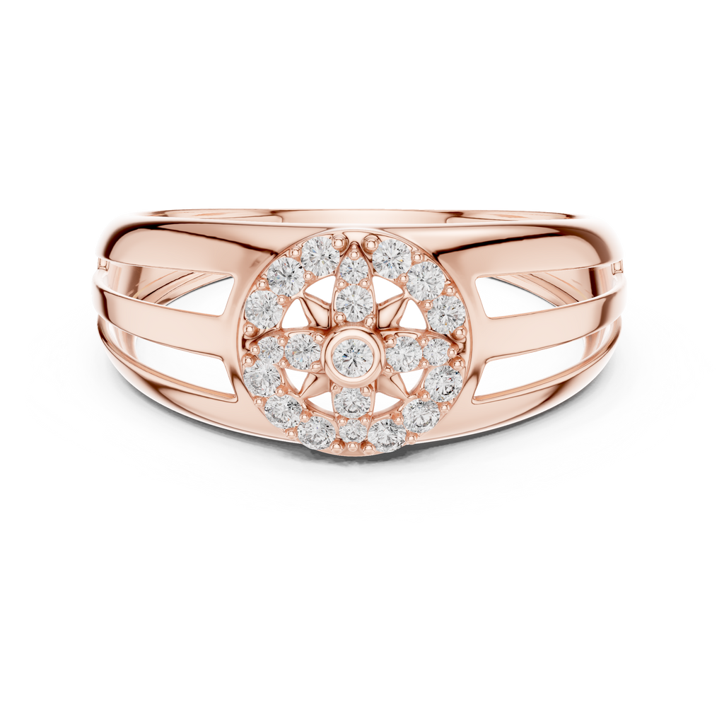 Brilliant Diamond Compass Band