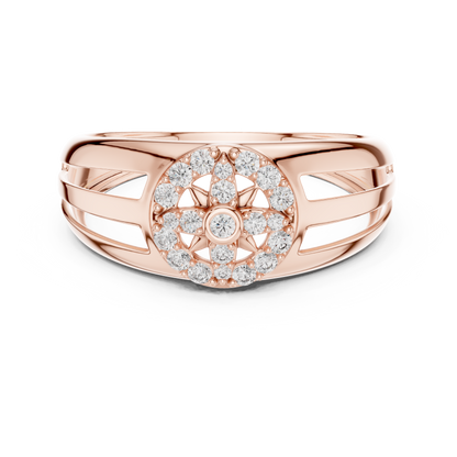 Brilliant Diamond Compass Band
