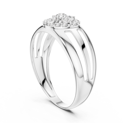 Brilliant Diamond Compass Band
