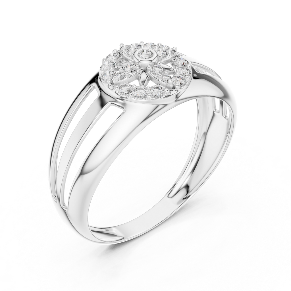 Brilliant Diamond Compass Band