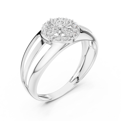 Brilliant Diamond Compass Band