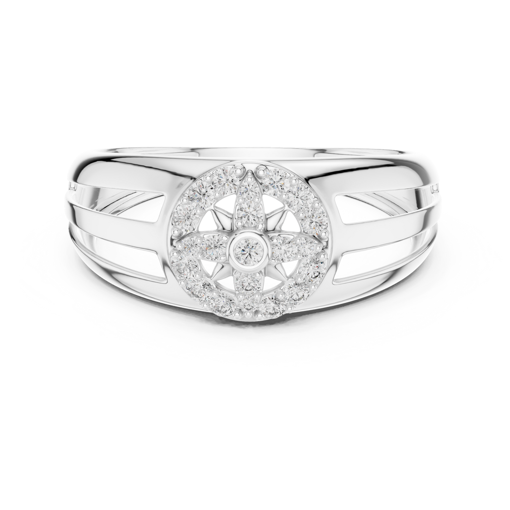 Brilliant Diamond Compass Band