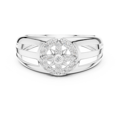 Brilliant Diamond Compass Band
