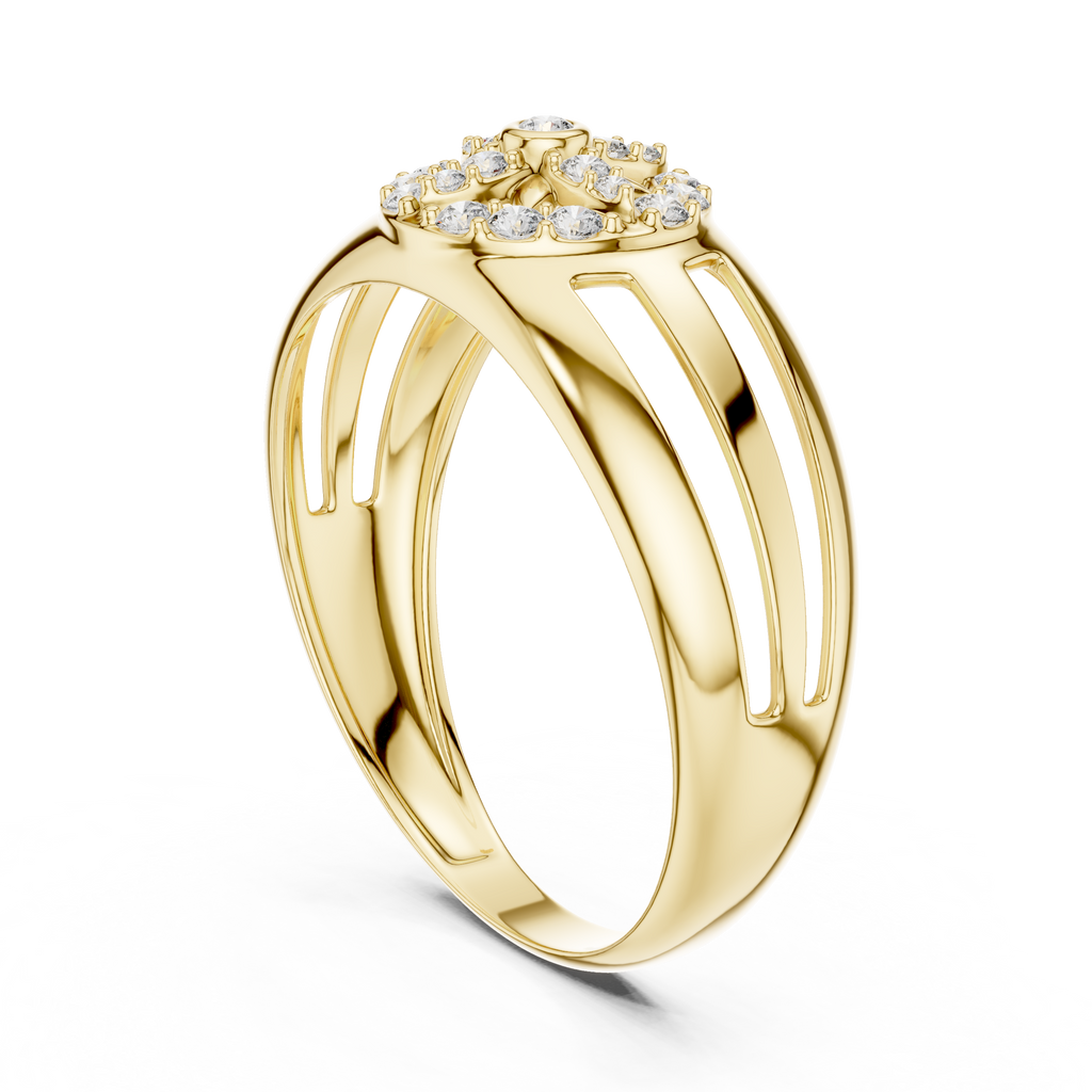 Brilliant Diamond Compass Band