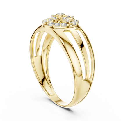 Brilliant Diamond Compass Band