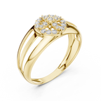 Brilliant Diamond Compass Band