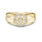 Brilliant Diamond Compass Band