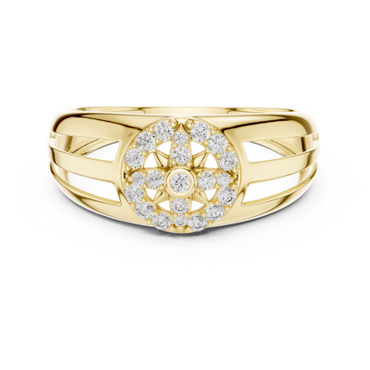 Brilliant Diamond Compass Band