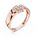 Regal Spark Diamond Gold Ring