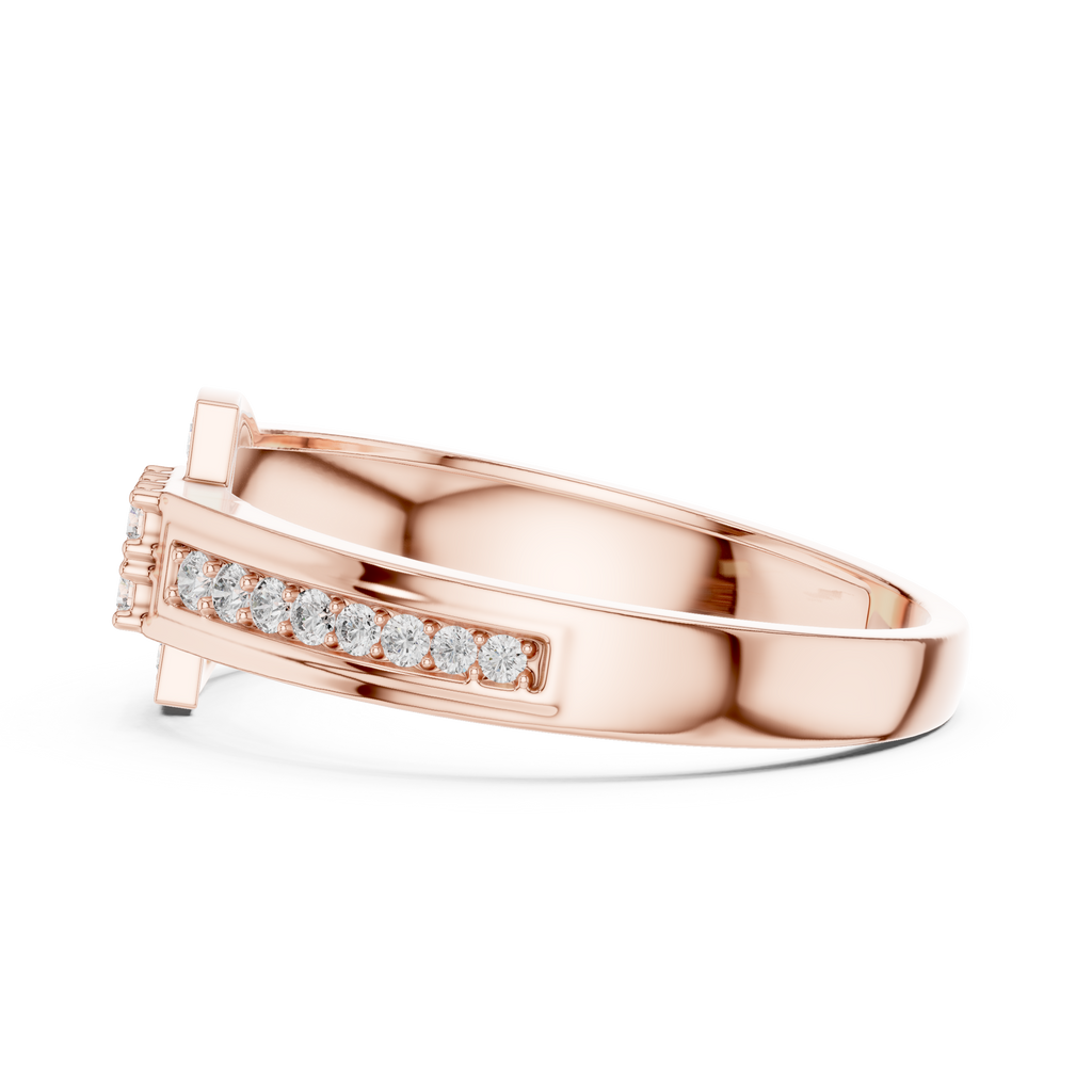 Regal Spark Diamond Gold Ring