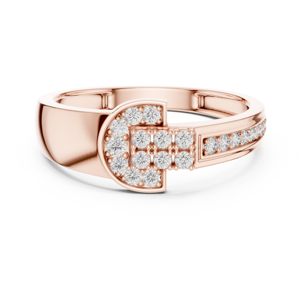 Regal Spark Diamond Gold Ring