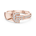 Regal Spark Diamond Gold Ring