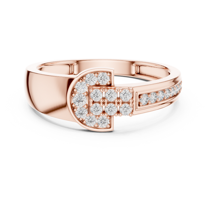 Regal Spark Diamond Gold Ring
