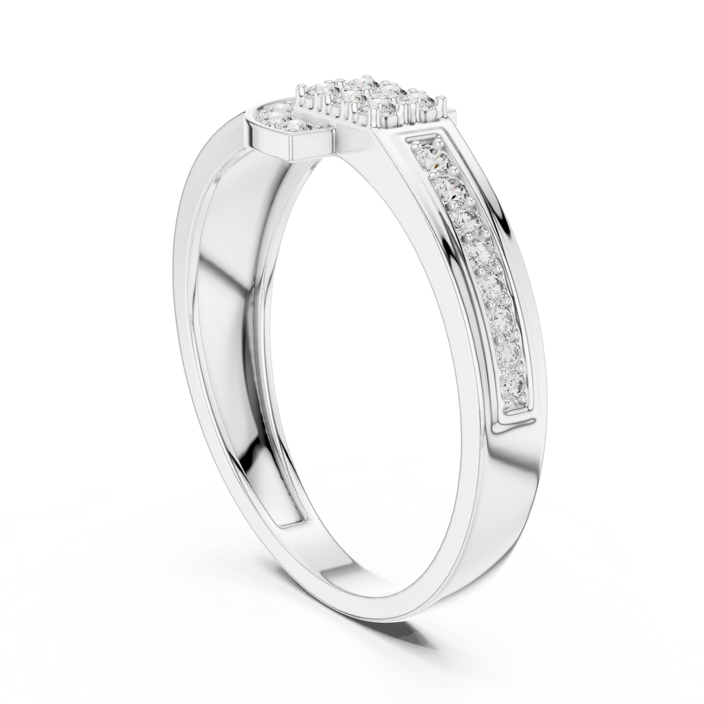 Regal Spark Diamond Gold Ring