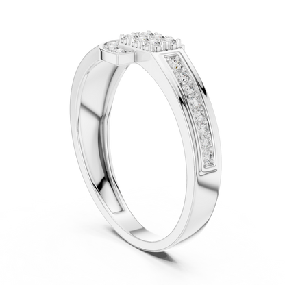 Regal Spark Diamond Gold Ring