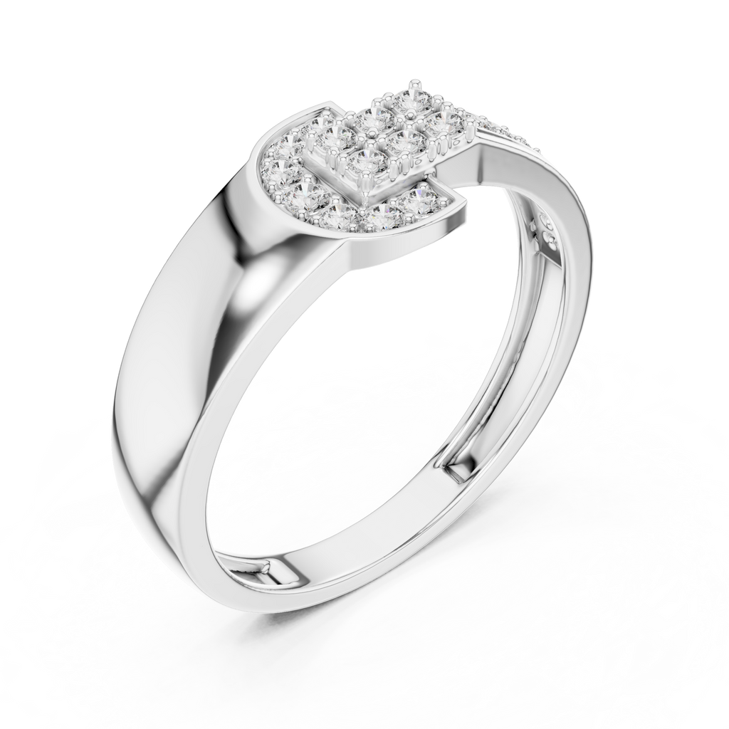 Regal Spark Diamond Gold Ring