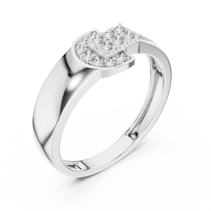 Regal Spark Diamond Gold Ring