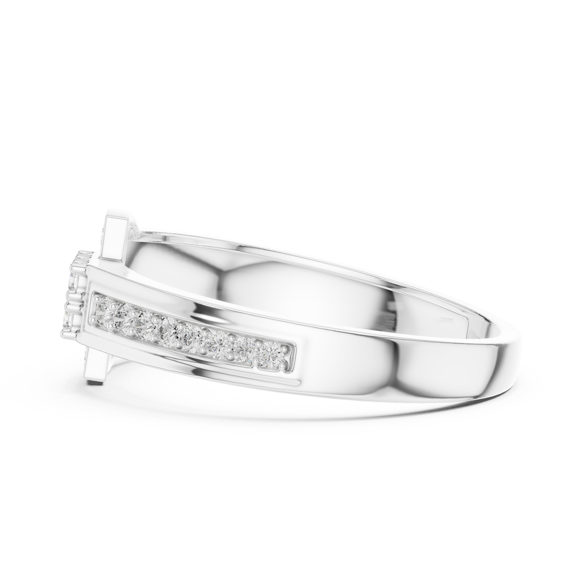Regal Spark Diamond Gold Ring