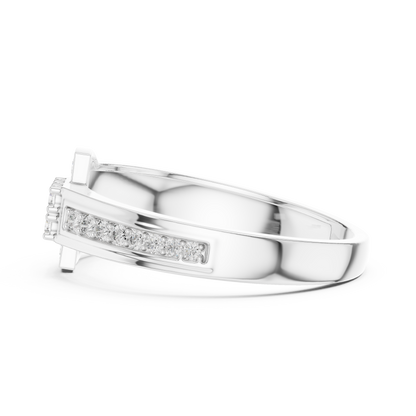 Regal Spark Diamond Gold Ring