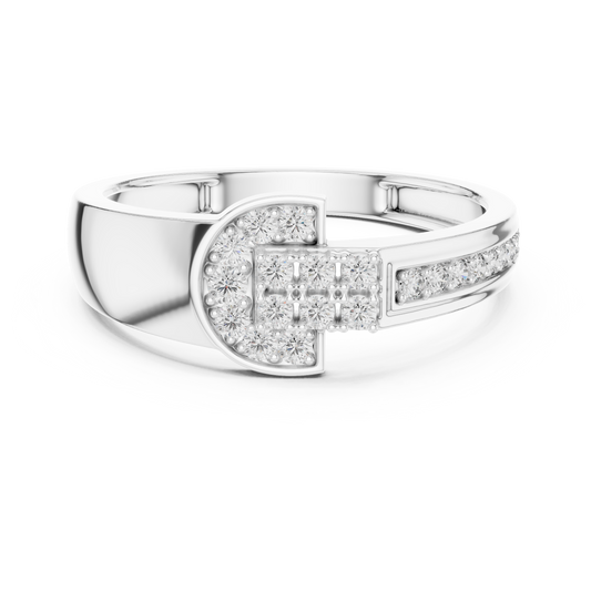Regal Spark Diamond Gold Ring