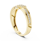 Regal Spark Diamond Gold Ring
