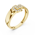 Regal Spark Diamond Gold Ring